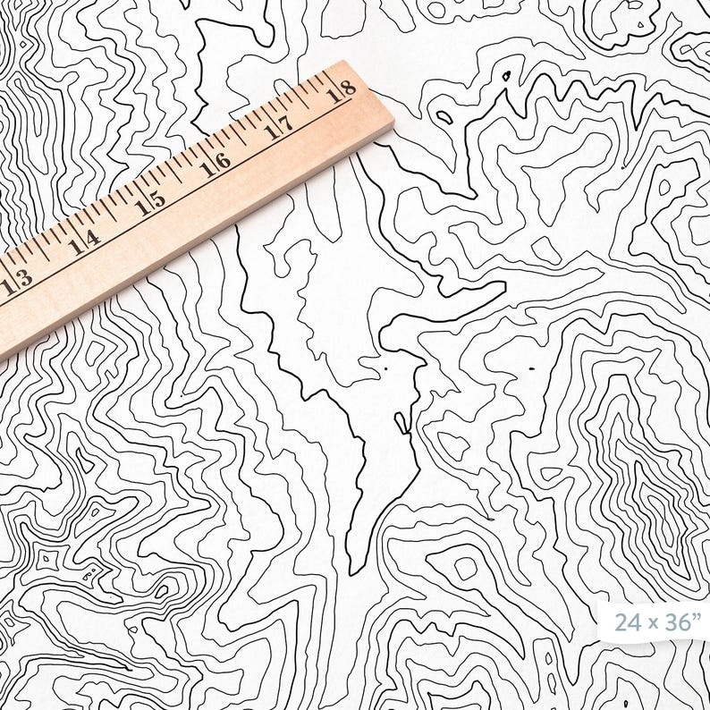 Breckenridge Colorado Topographic Print Contour Map Map - Etsy