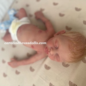 Customizable, sweet baby boy soft silicone reborn art doll Ranger, *layaway available