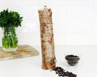 Wood Pepper Mill - Peppermill, salt grinder - Kitchen gift - Salt and pepper mill - mother's day gift- gift for him - PM017