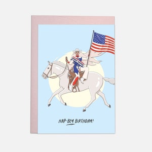 Carte postale Cowboy Carter Bey - Anniversaire de cow-boy