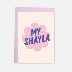 My Shayla - biglietto d'auguri di tendenza