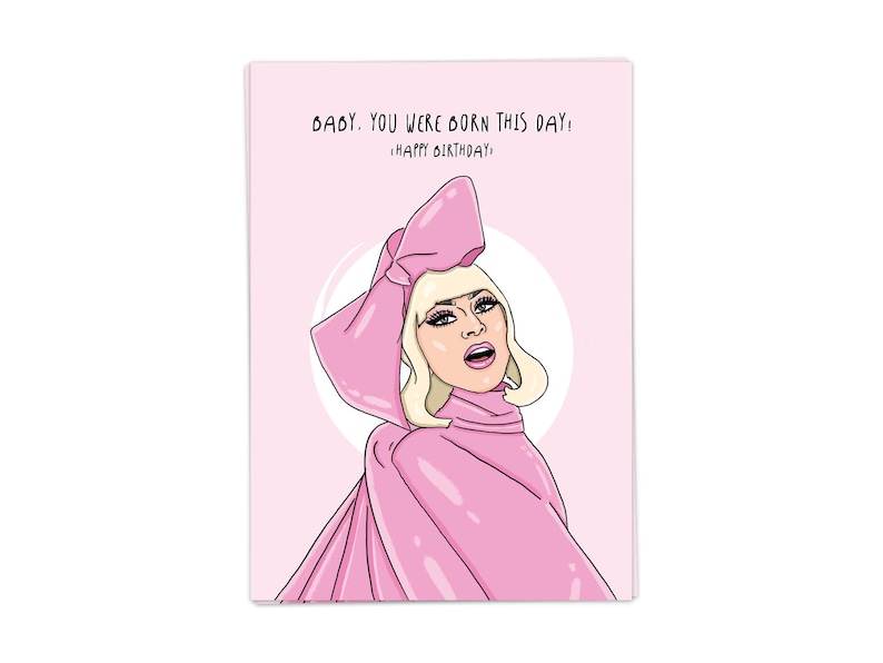 Born This Day - Birthday Postcard - Etsy