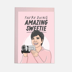 Amazing Sweetie – Kardashian Kris Jenner Geburtstagspostkarte