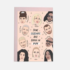 Legends May - trending greeting card