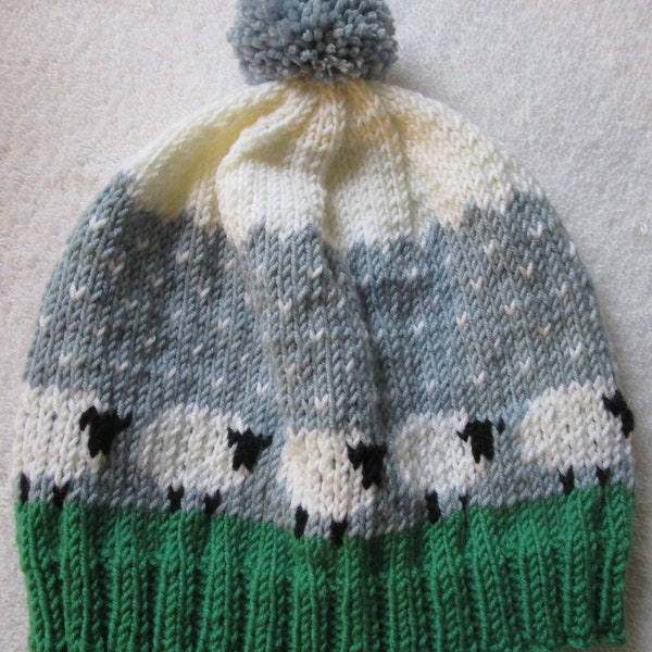 Child's Sheep Wool Hat, 3 sizes, Soft Merino, 100% Virgin Wool, Children's Hat