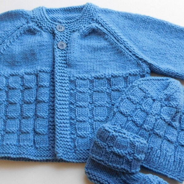 Blue Baby Sweater Etsy