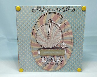 Father's Day Card - Dad/Daddy/Pa/Pop luxury unique quality special bespoke UK
