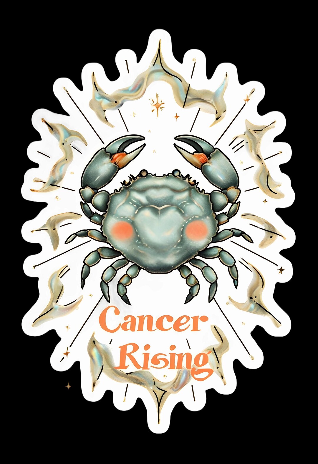 Cancer Rising Digital Download, Rising Sign, Natal Chart Download ...