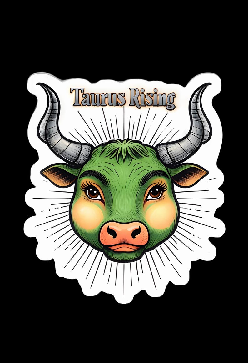 Taurus Rising Digital Download, Rising Sign, Natal Chart Download