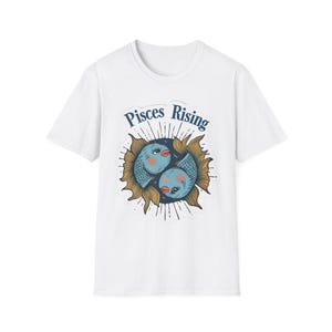 Chemise ascendant Poissons, T-shirt signe ascendant, chemise carte du Natal, vêtements symbole Poissons, T-shirt symbole zodiaque poisson, cadeau astrologie