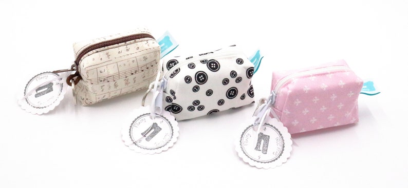 Womens Fabric Wallets Gift Set Chapstick Holder 3 Key Chain Bags Small Wallets For Women Music Teacher Gift