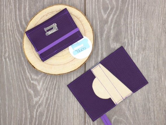 purple rfid wallet