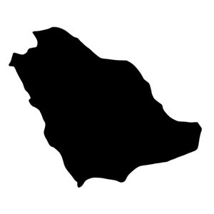Esquema Imán de Arabia Saudita, Imán de nevera Arabia Saudita, Imán grabable Arabia Saudita, Material didáctico Geografía