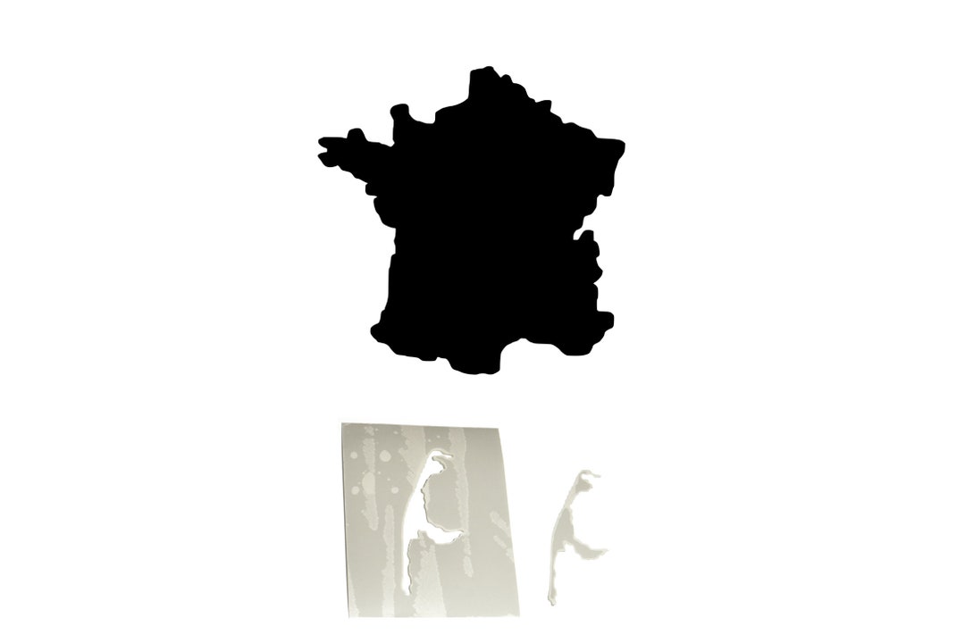 France Stencil Film Country Outline, Outline France Stencil Made of PVC