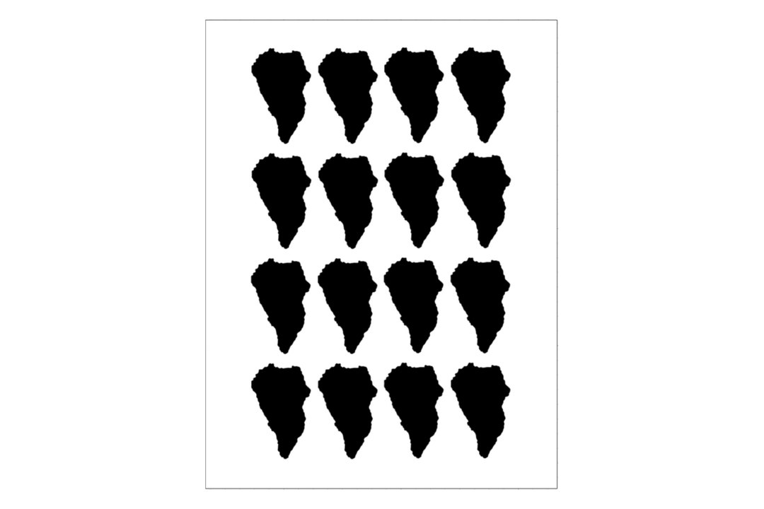 Mini La Palma Sticker Made of Luminous Foil, Small La Palma Stickers ...