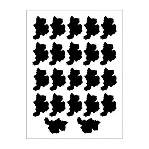 Canton Glarus sticker outline, Canton Glarus sticker vinyl, Glarus holiday memory, Glarus souvenir, Switzerland Travel Diary