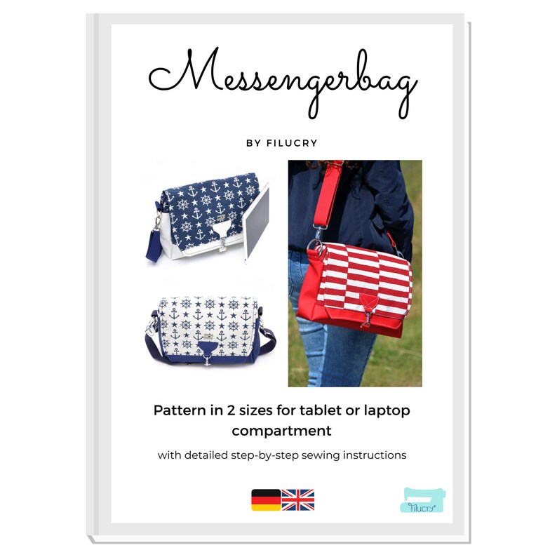 Messenger Bag Sewing Pattern PDF Detailed Stepbystep Guide Etsy