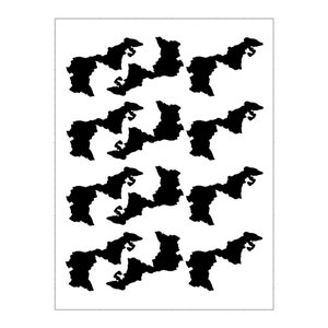 Canton Appenzell-Ausserrhoden sticker outline, Appenzell-Ausserrhoden sticker vinyl, Appenzell-Ausserrhoden souvenir, Switzerland Travel