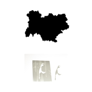 Plantilla de película de Auvernia-Ródano-Alpes, contorno Plantilla de Plantilla de Auvernia-Ródano-Alpes Trabajos de pintura y pulverización de película de PVC, película de plantilla textil