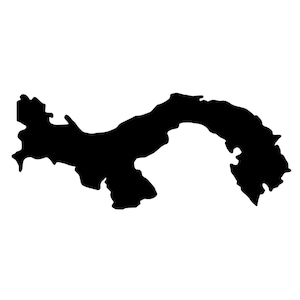 Outline Panama Magnet, Panama Fridge Magnet, Panama Magnet Writeable, Panama Souvenir, Geography Education Material
