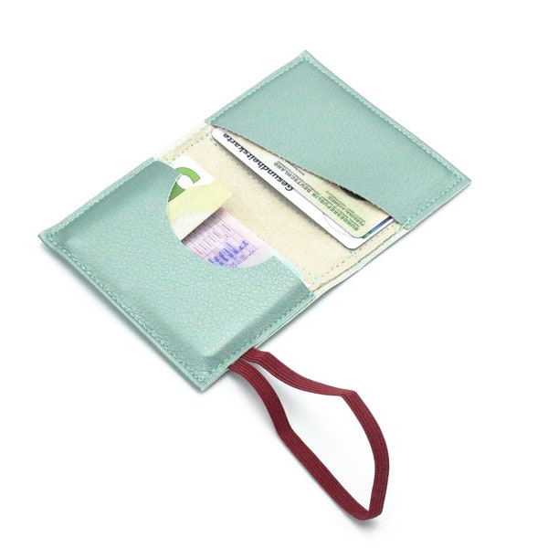 Mint Slim Wallet Etsy