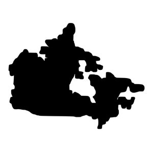 Umriss Kanada Magnet, Kühlschrankmagnet Kanada, Kanada Magnet beschreibbar, Kanada Souvenir, Unterrichtsmaterial Geografie