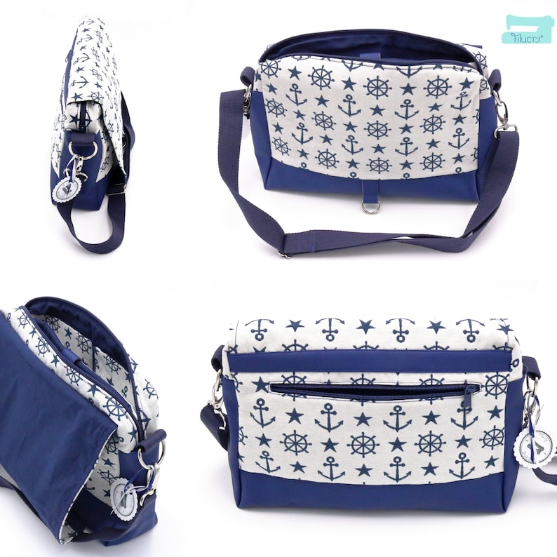 Messenger Bag Sewing Pattern PDF Detailed Stepbystep Guide Etsy