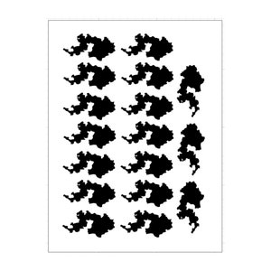 Canton Basel-Landschaft sticker outline, Canton Basel sticker vinyl, Basel holiday memory, Basel souvenir, Switzerland Travel Diary