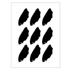 Texel Leuchtsticker, reflektierende Texel Aufkleber, Insel Sticker, Texel Stickerbogen, Texel Reiseerinnerung, Texel Souvenir