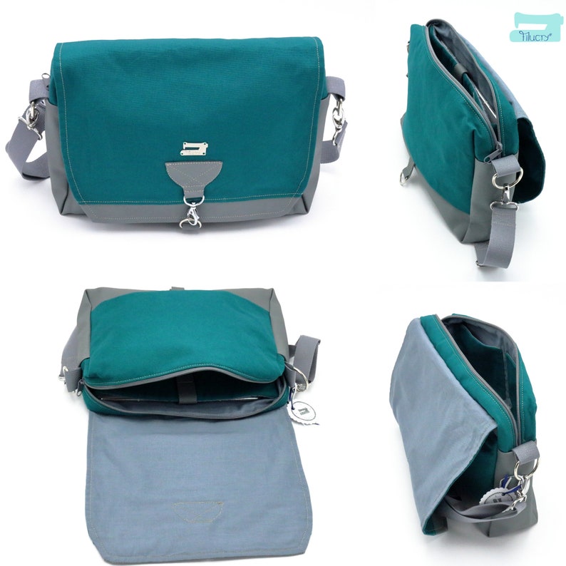 Messenger Bag Sewing Pattern PDF Detailed Stepbystep Guide Etsy