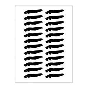 Mini Norderney Leuchtsticker, Kleine reflektierende Norderney Aufkleber, Norderney Reiseerinnerung, Norderney Souvenir