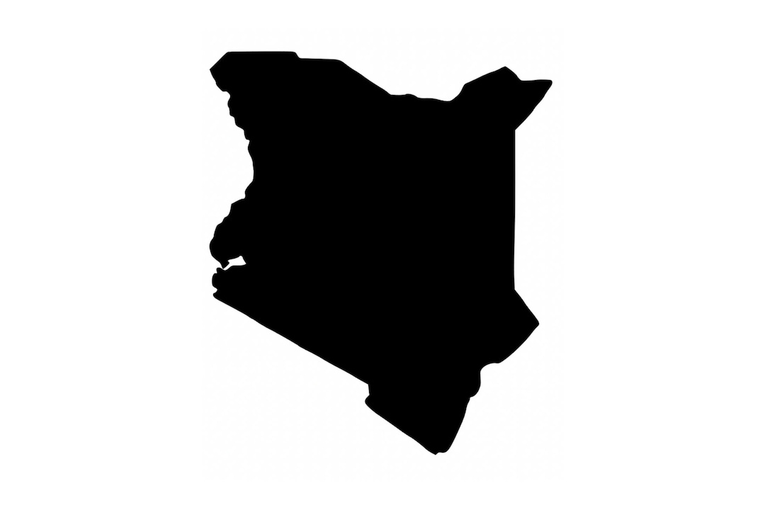 Outline Kenya Fridge Kenya Kenya Etsy