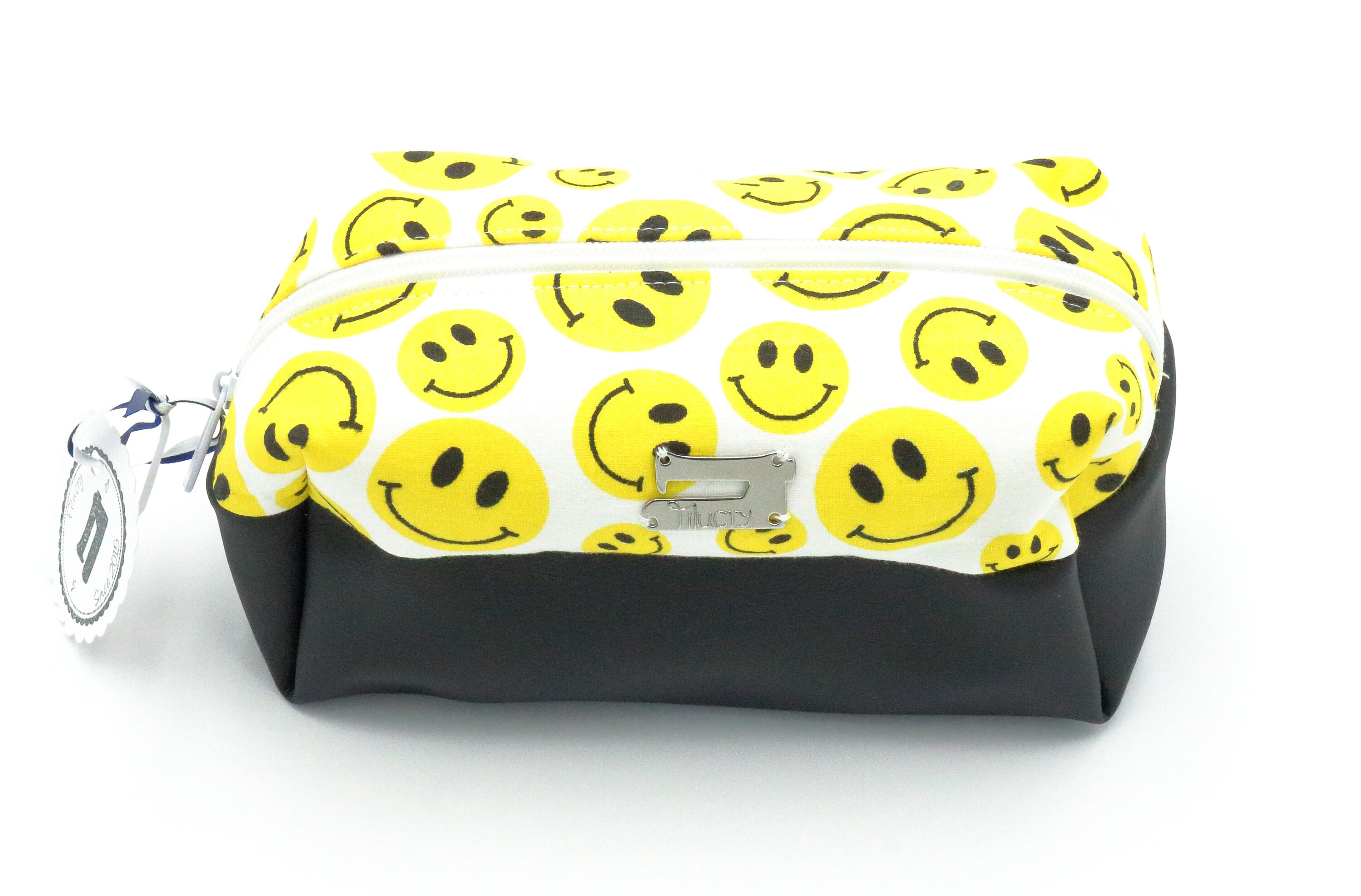 Smiley pencil case Smiley cosmetic bag Pencil pouch Desk Etsy