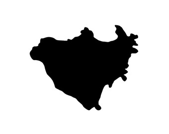 Outline Magnetic Island Magnet, Magnetic Island Fridge Magnet, Writeable Magnetic Island Magnet, Geography Teaching Material