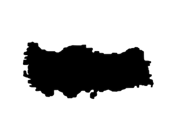 Outline Türkiye Magnet, Fridge Magnet Turkey, Writable Magnet Turkey, Türkiye Souvenir Teaching Material Geography