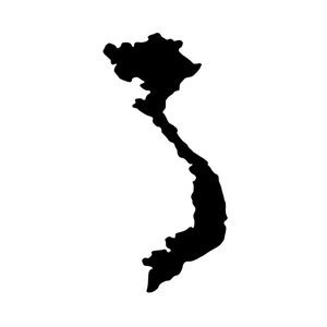 Outline Vietnam Magnet, Fridge Magnet Vietnam, Writable Magnet Vietnam, Vietnam Souvenir, Geography Teaching Material