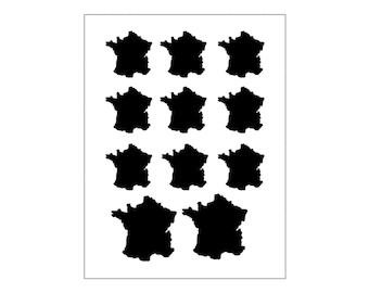 Sticker France silhouette