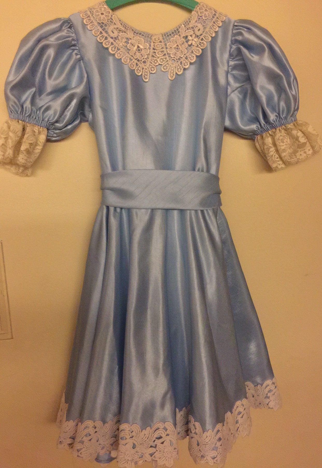 Light Blue Victorian dress Small Etsy