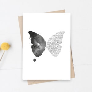 Butterfly Postcard Set of 2, Spring Postcard, Mother's Day Postcard