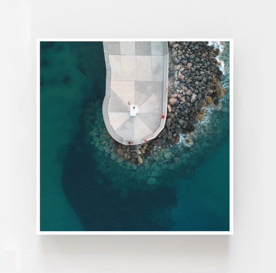 Crete Griecheland drone photography art print, aerial photo print, drone photography, Crete summer print