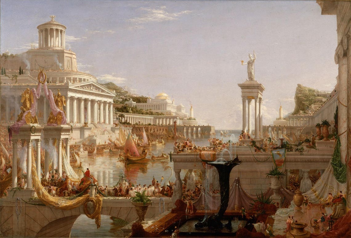 Thomas Cole Course of Empire Complete Set 5 Art Prints 11x17 Etsy Thomas Cole Course of Empire Complete Set 5 Art Prints 11x17 Etsy