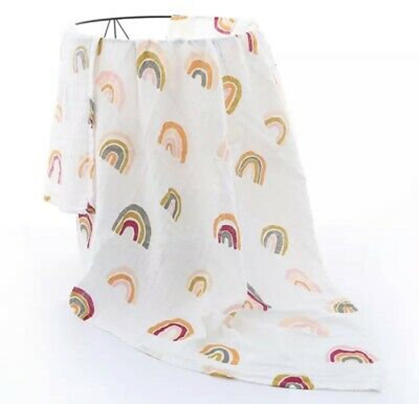 Rainbow Muslin Blanket Swaddle Blanket Baby Muslin Cloth | Etsy Ireland