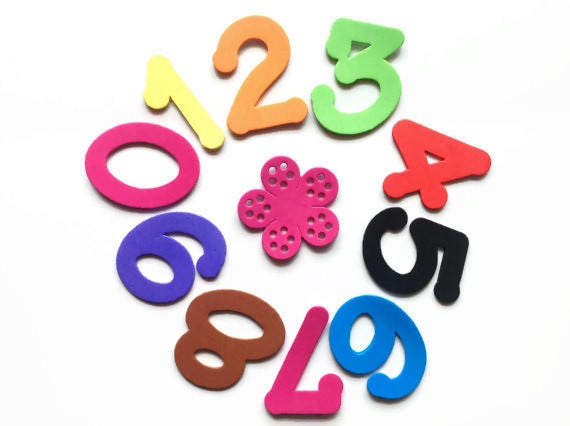 EVA Foam Numbers, Die Cut Numbers, Musgami Numbers for Scrapbooking,  Cardmaking, Favors & Craft Projects -  Sweden