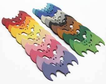 Bat Die Cut, Decorative Cardstock Paper Bats, Halloween Spooky Shapes for Paper Crafts & Themed Embellishments