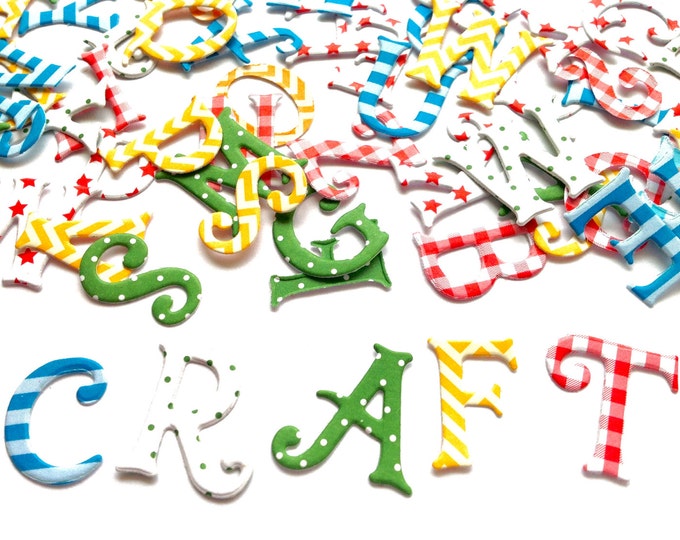 Cardstock Letters Uppercase Alphabet Set Die Cuts and Etsy
