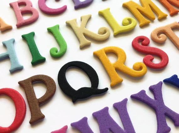 Foam Letters, Self-adhesive, 2 Inches Fun Foam Die Cut Alphabet