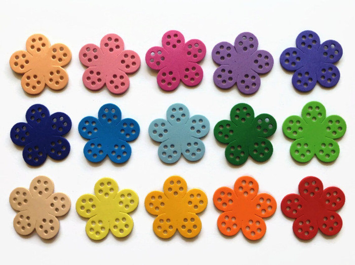 Flower Cut Out Selfadhesive Craft Foam Flower EVA Foam Die Etsy UK