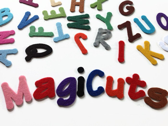 Stick on Letters Adhesive Backed Felt Letters Peel and Stick Etsy UK