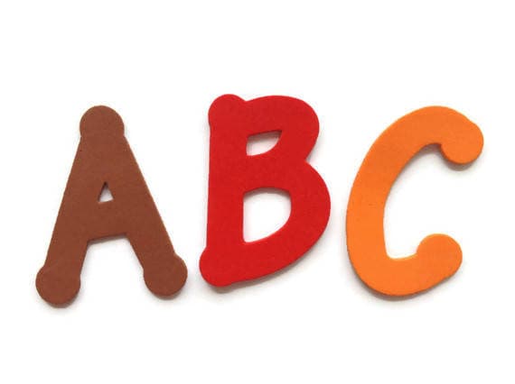 Sticker Foam Letters 2 Inches, Self-adhesive Fun Foam Die Cut