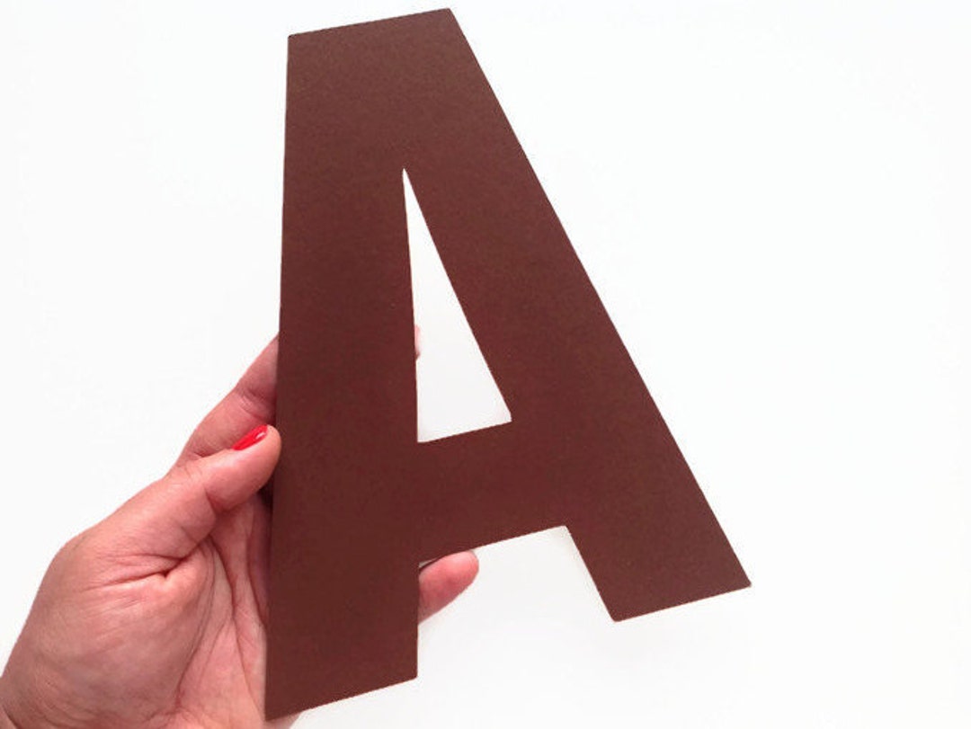 Die Cut Cardstock Paper Letters, Extra Large 8 Inch Letters for Banners